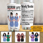 Nurse Bestie Custom Tumbler Work Bestie Personalized Gift - PERSONAL84