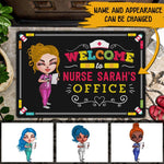 Nurse Custom Doormat Welcome To Nurse Office Personalized Gift - PERSONAL84