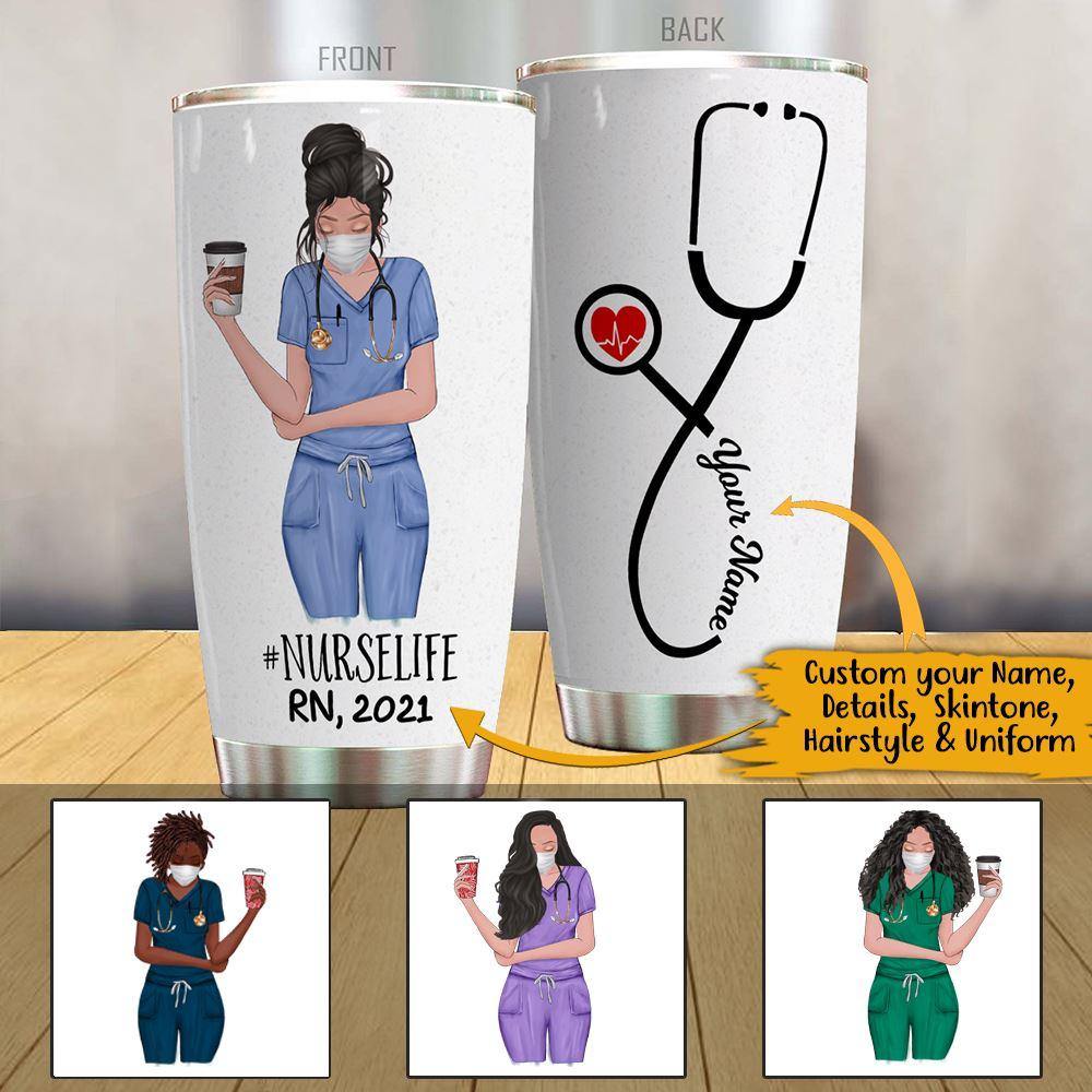 Nurse Custom Tumbler Nurse Life Personalized Gift - PERSONAL84