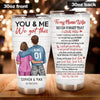 Nurse Custom Tumbler To My Nurse Wife You And Me We Got This Personalized Gift - PERSONAL84