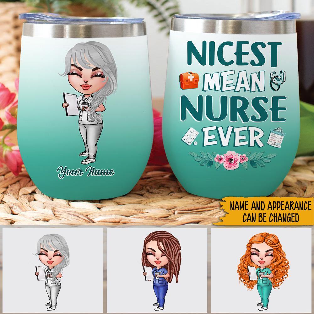 Witch Gift Custom Wine Tumbler Witch By Nature Personalized Best Frien -  PERSONAL84