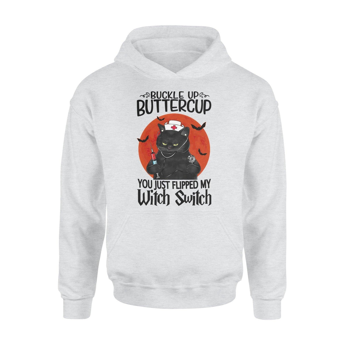 Nurse, Halloween Buckle Up Buttercup - Standard Hoodie - PERSONAL84