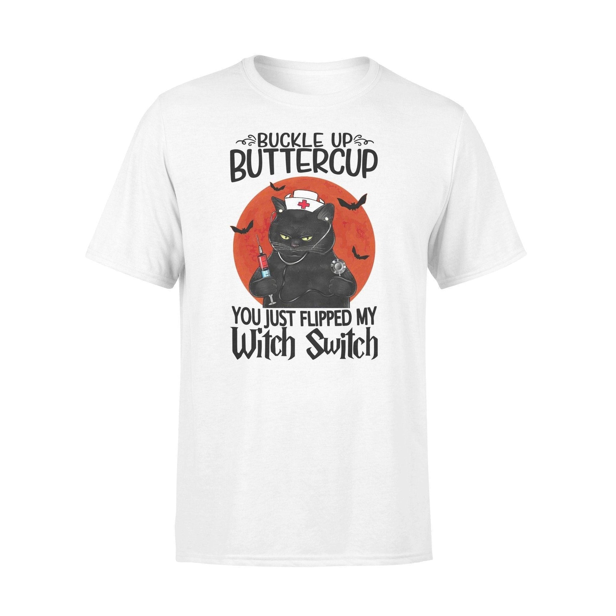 Nurse, Halloween Buckle Up Buttercup - Standard T-shirt - PERSONAL84