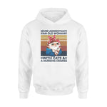 Nursing, Cats An Old Woman With A Nursing Degree - Standard Hoodie - PERSONAL84