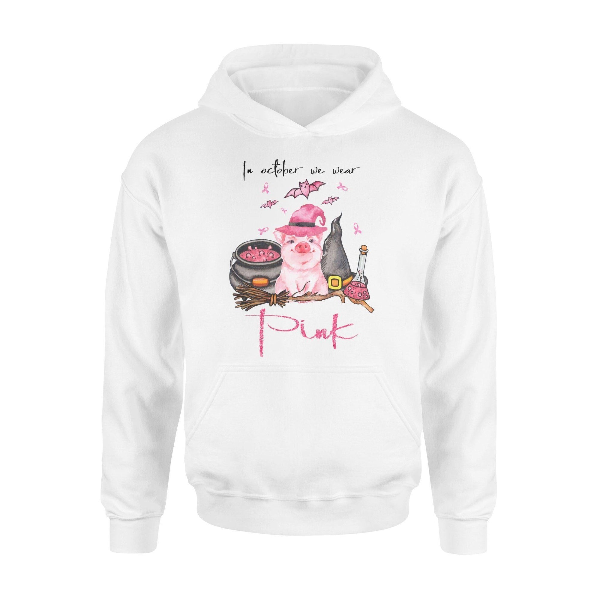 Pig, Witch, Breast Cancer In October We Wear Pink - Standard Hoodie - PERSONAL84