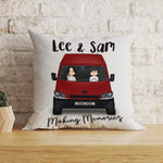 Camping Couple Custom Pillow Making Memories Motorhome Personalized Gift