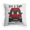 Camping Couple Custom Pillow Making Memories Motorhome Personalized Gift