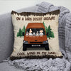 Camping Custom Pillow On A Dark Dessert Highway Cool Wind In My Hair Personalized Gift