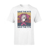 Pit Bull, Breast Cancer Save The Pits Save The Tits - Standard T-shirt - PERSONAL84