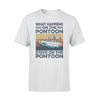 Pontoon What Happens On The Pontoon - Standard T-shirt - PERSONAL84
