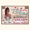 Christian Woman Custom Poster Am The Daughter Of The King I Am His Personalized Gift For Her
