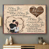 Couple Custom Poster I Choose You To Do Life With Hand In Hand Personalized Gift