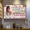 Christian Woman Custom Poster Am The Daughter Of The King I Am His Personalized Gift For Her