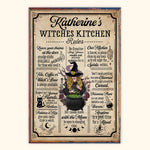 Witch Custom Poster Witches Kitchen Rules Personalized Gift For Halloween