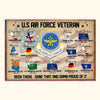 Veteran Custom Poster Divisions And Base Personalized Gift