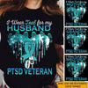 PTSD Veteran Custom Shirt I Wear Teal For My Husband Personalized Gift - PERSONAL84