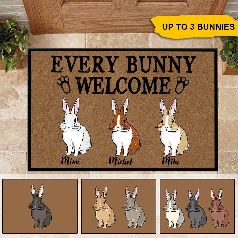 Every Bunny Welcome Easter Doormat