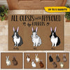 Rabbit Customized Doormat All Guests Must Be Approved By Rabbits Personalized Gift - PERSONAL84
