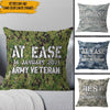 Retirement Veteran Custom All over Printed Pilow At Ease / Rest Personalized Gift - PERSONAL84