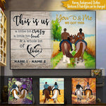 Riding Horse Couple Custom Poster You & Me We Got This Personalized Gift - PERSONAL84