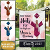 Senior Custom Garden Flag May Your Hats Fly As High As Your Dream Personalized Gift - PERSONAL84