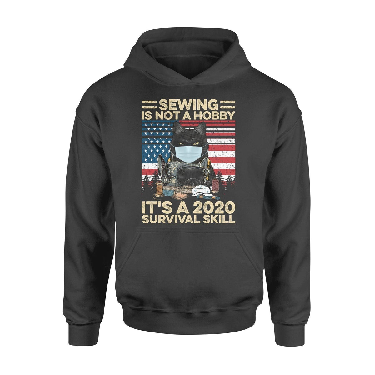 Sew, Cat Sewing 2020 Survival Skill - Standard Hoodie - PERSONAL84