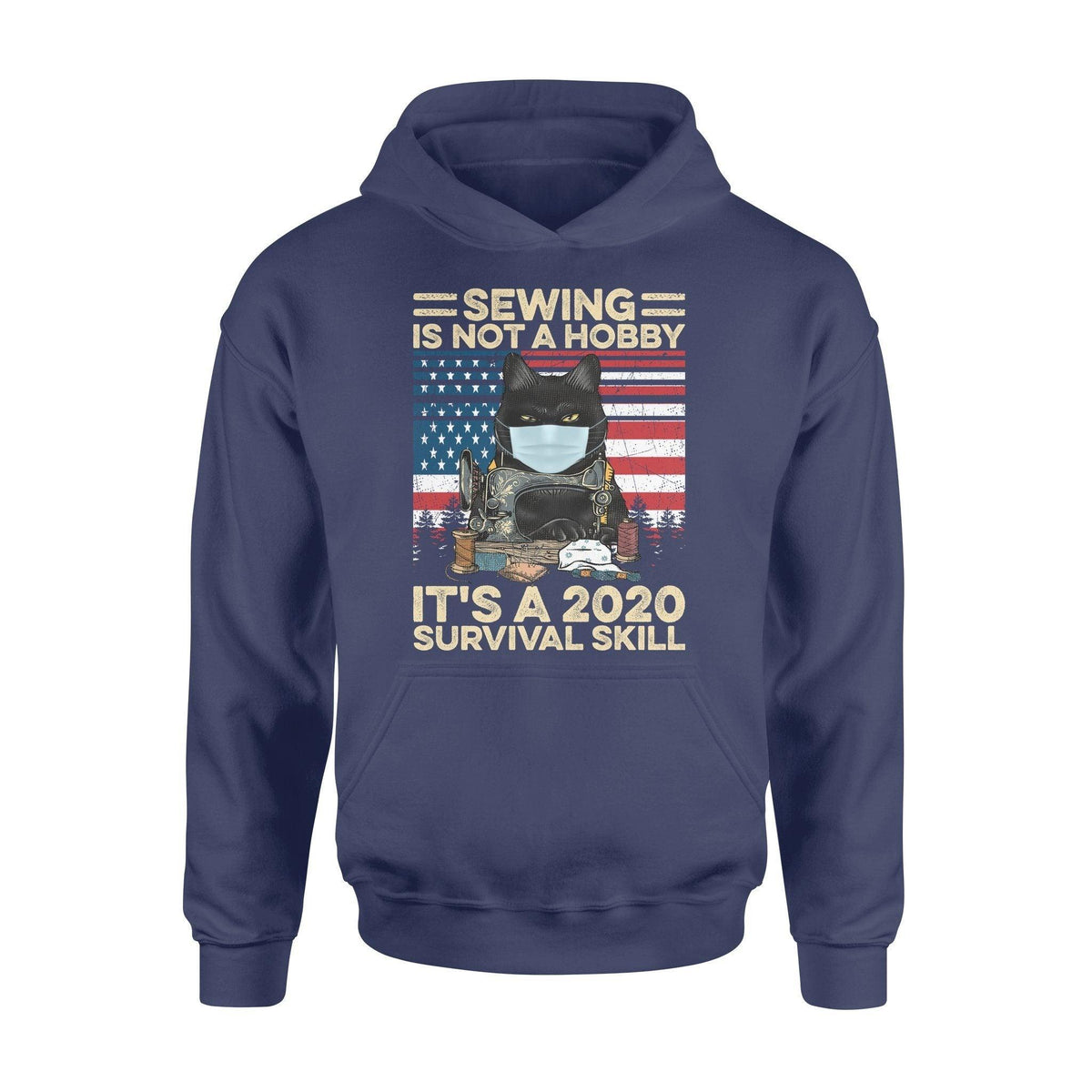 Sew, Cat Sewing 2020 Survival Skill - Standard Hoodie - PERSONAL84