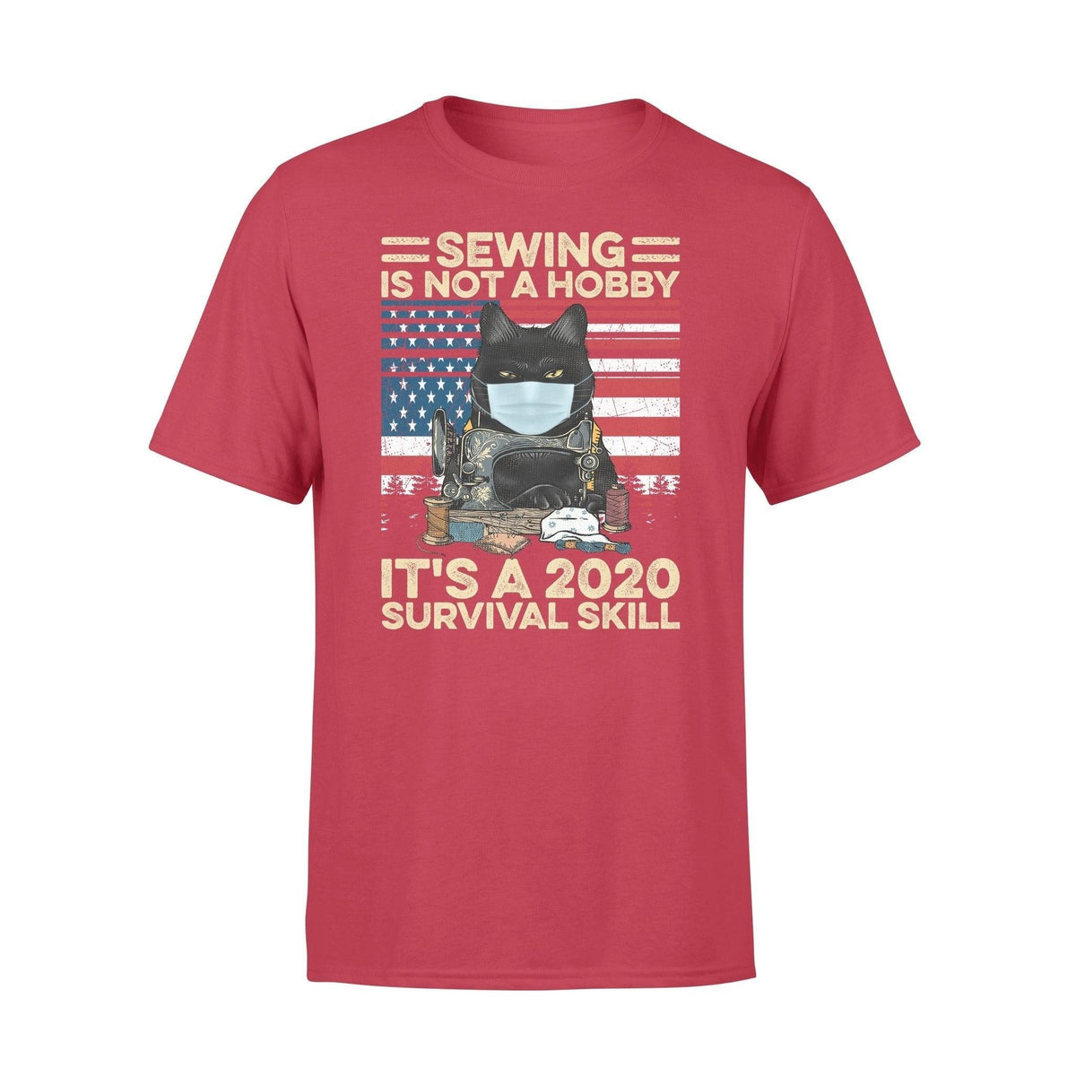 Sew, Cat Sewing 2020 Survival Skill - Standard T-shirt - PERSONAL84