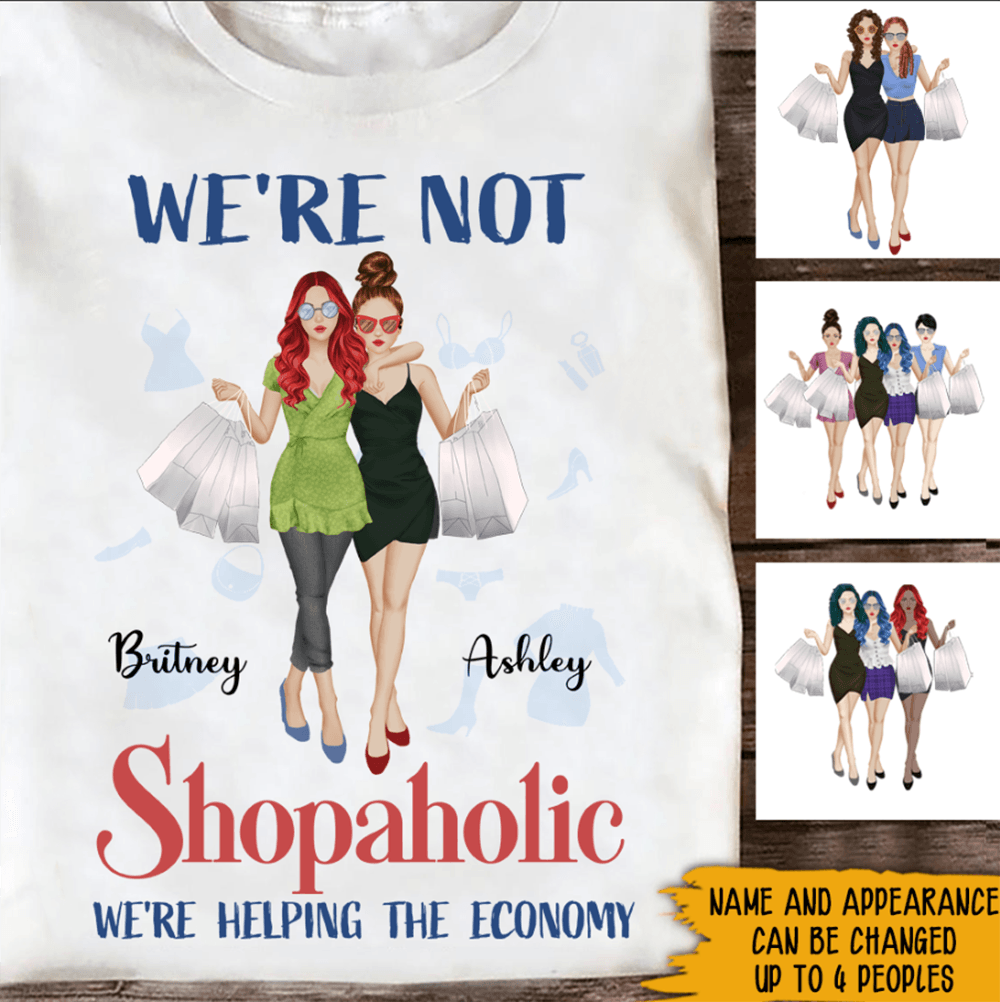 Shopping Bestie Custom Shirt Whoever Said Money Can't Buy Happiness Personalized Gift - PERSONAL84