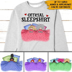 Sibling Bestie Custom Shirt Official Sleepshirt Personalized Gift For Best Friends - PERSONAL84