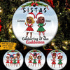 Sistas Custom Ornament Gathering Of The Goddesses Personalized Gift - PERSONAL84