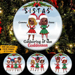 Sistas Custom Ornament Gathering Of The Goddesses Personalized Gift - PERSONAL84