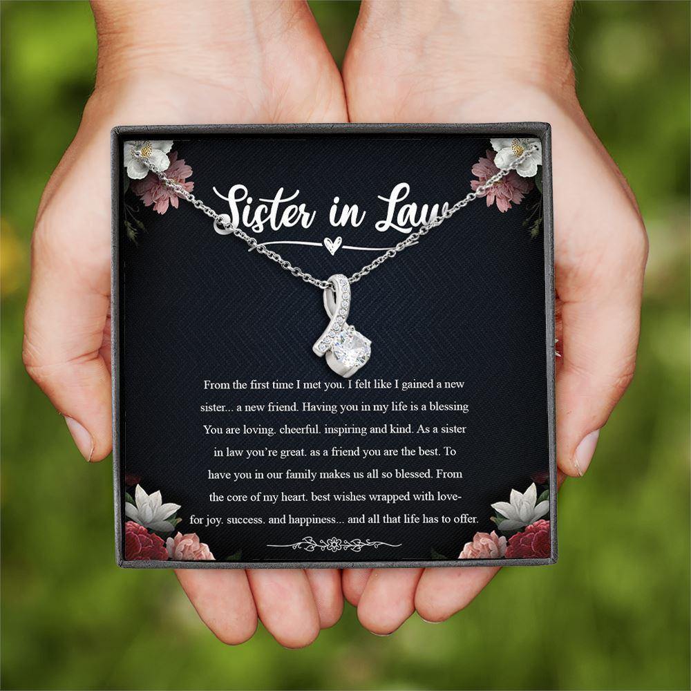 Sister In Law Custom Necklace From The First Time I Met You Personalized Gift - PERSONAL84