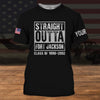 Soldier Custom All Over Printed Shirt Straight Outta Military Base Personalized Gift - PERSONAL84