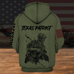 Soldier Custom All Over Printed Shirt Texas Patriot Personalized Gift - PERSONAL84