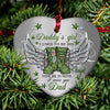 Soldier Custom Ornament Daddy&#39;s Girl I Used To Be His Angel Now He Is Mine Personalized Gift - PERSONAL84