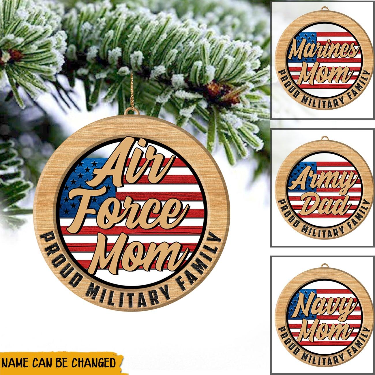 Soldier Custom Ornament Proud Military Family Personalized Gift for Christmas - PERSONAL84