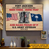 Soldier Custom Poster Been There Done That And Damn Proud Of It Personalized Gift - PERSONAL84