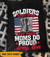 Soldier Custom Shirt Soldiers Don&#39;t Brag But Their Moms Do Proud Personalized Gift - PERSONAL84