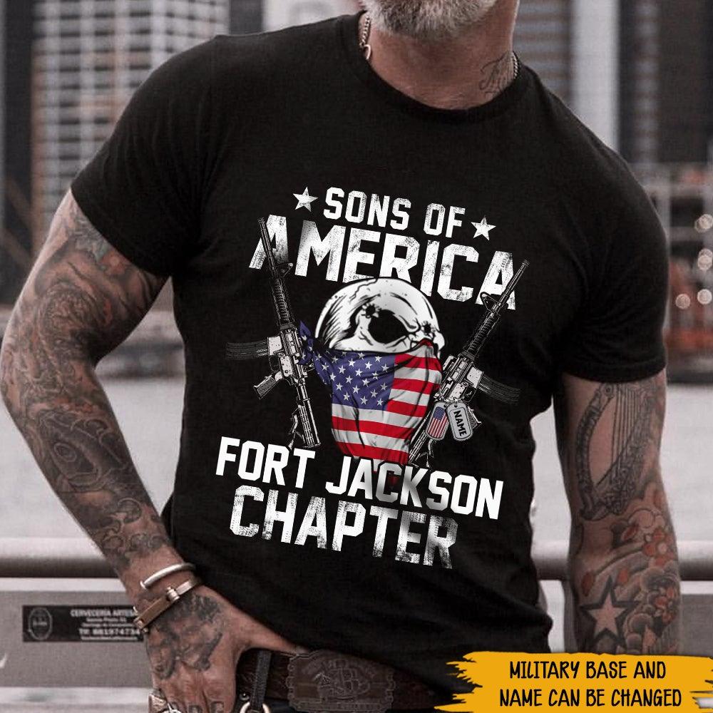 Soldier Custom Shirt Sons Of America Fort Hood Chapter Personalized Gift - PERSONAL84