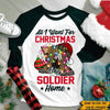 Soldier Custom Sporty Raglan Shirt All I Want for Christmas Is My Soldier Home Personalized Gift - PERSONAL84