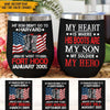 Soldier Custom Wine Tumbler My Son Didn&#39;t Go To Harvard He Went To Fort Hood Personalized Gift - PERSONAL84