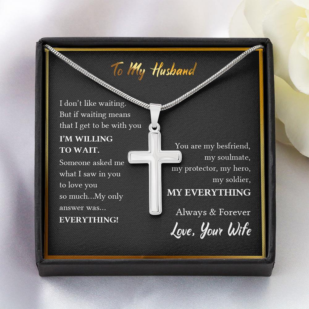 Soldier Husband Custom Necklace You Are My Husband My Hero My Protector My Everything Personalized Gift - PERSONAL84