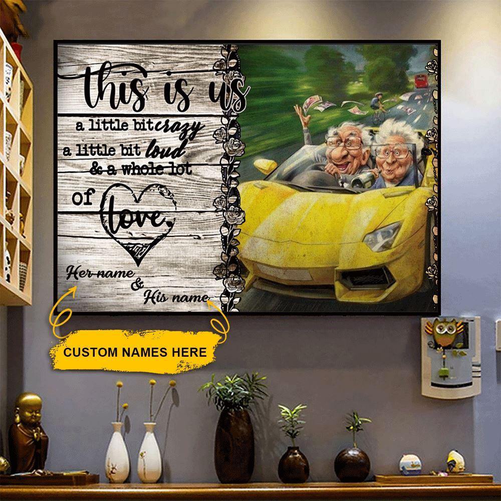 Sport Car Racing Valentine's Day Custom Poster This Is Us Personalized Gift - PERSONAL84