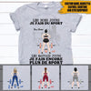 Sport Custom French T Shirt On The Good Days I Workout On The Bad Days I Workout Harder Personalized Gift - PERSONAL84