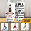 Sport Custom French Tumbler On The Good Days I Workout On The Bad Days I Workout Harder Personalized Gift - PERSONAL84