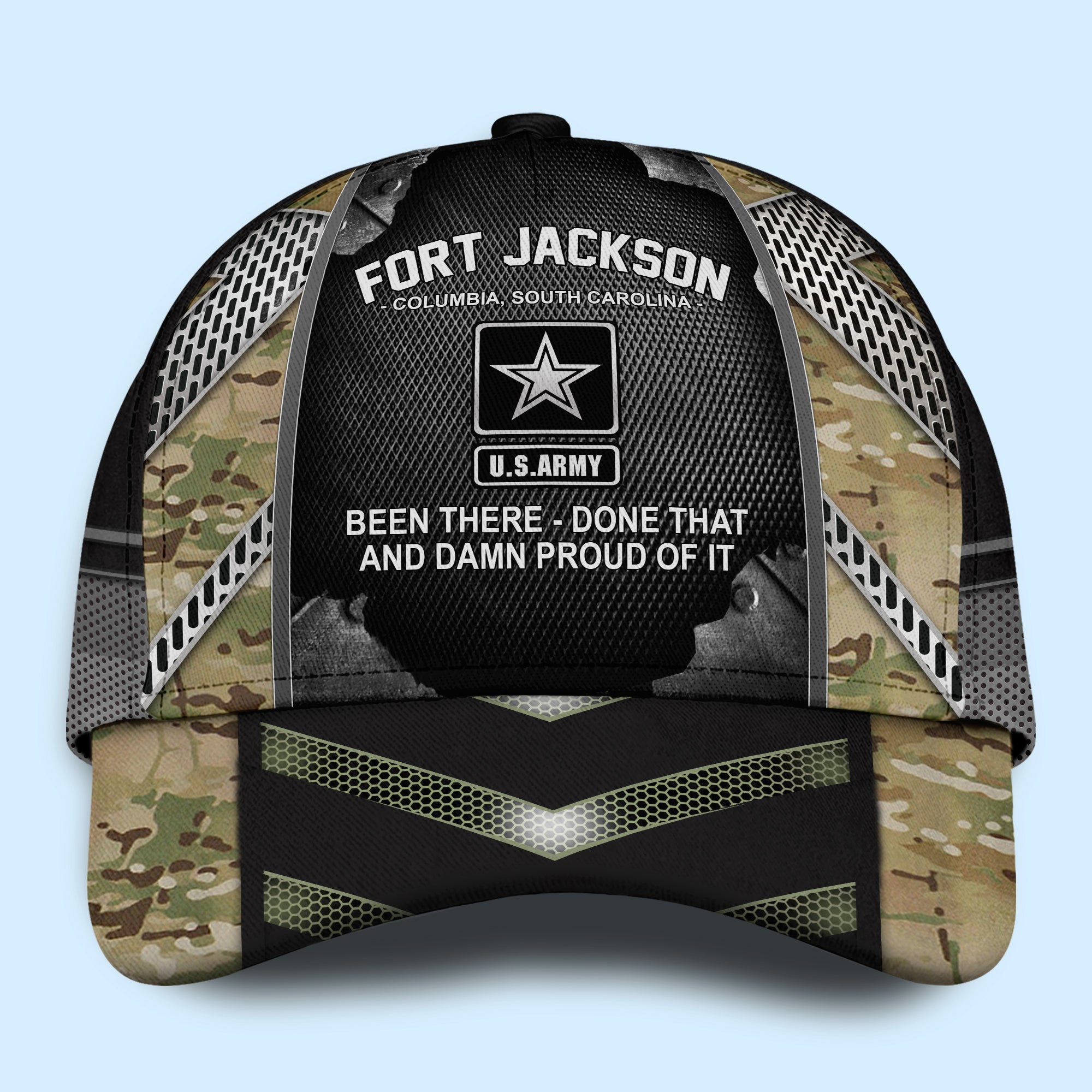Veteran Custom Cap Military Base and Time Personalized Gift