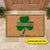 St. Patrick's Day Custom Doormat Shamrock Lucky Family Personalized Gift - PERSONAL84