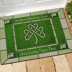 St Patrick's Day Doormat Customized An Irish Welcome From Personalized Gift - PERSONAL84