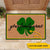 St Patrick's Day Doormat Customized Shamrock St Patrick's Day Personalized Gift - PERSONAL84